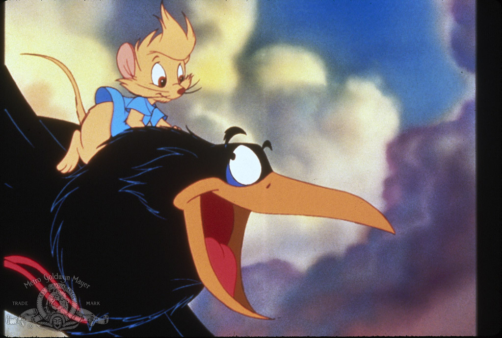 Dom DeLuise and Andrew Ducote in The Secret of NIMH 2: Timmy to the Rescue (1998)