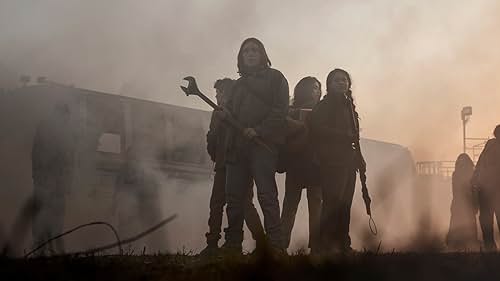 Hal Cumpston, Aliyah Royale, Alexa Mansour, and Nicolas Cantu in The Walking Dead: World Beyond (2020)