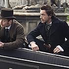 Jude Law and Robert Downey Jr. in Sherlock Holmes (2009)
