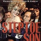Wilfrid Brambell, Harry H. Corbett, and Carolyn Seymour in Steptoe & Son (1972)