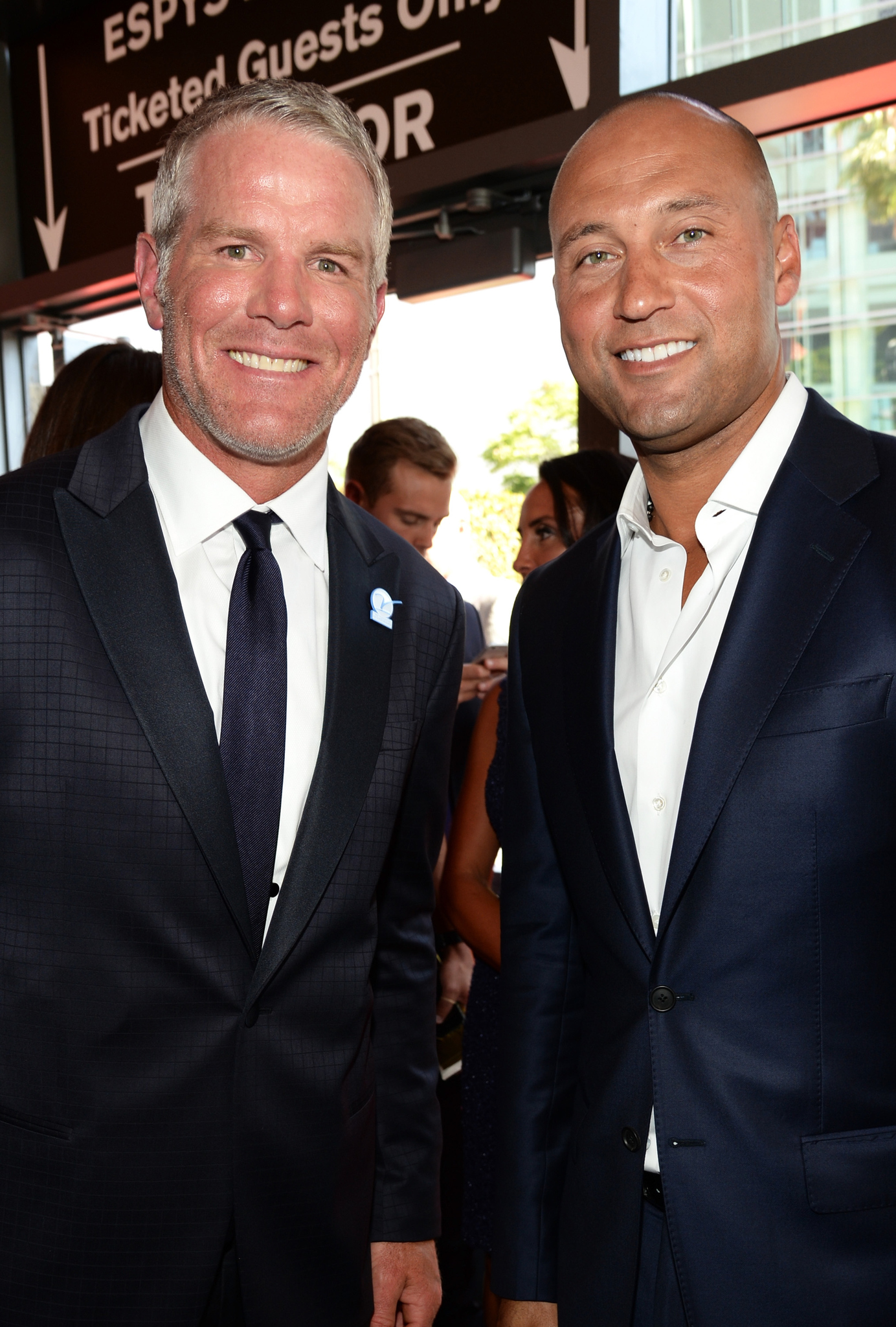 Brett Favre and Derek Jeter