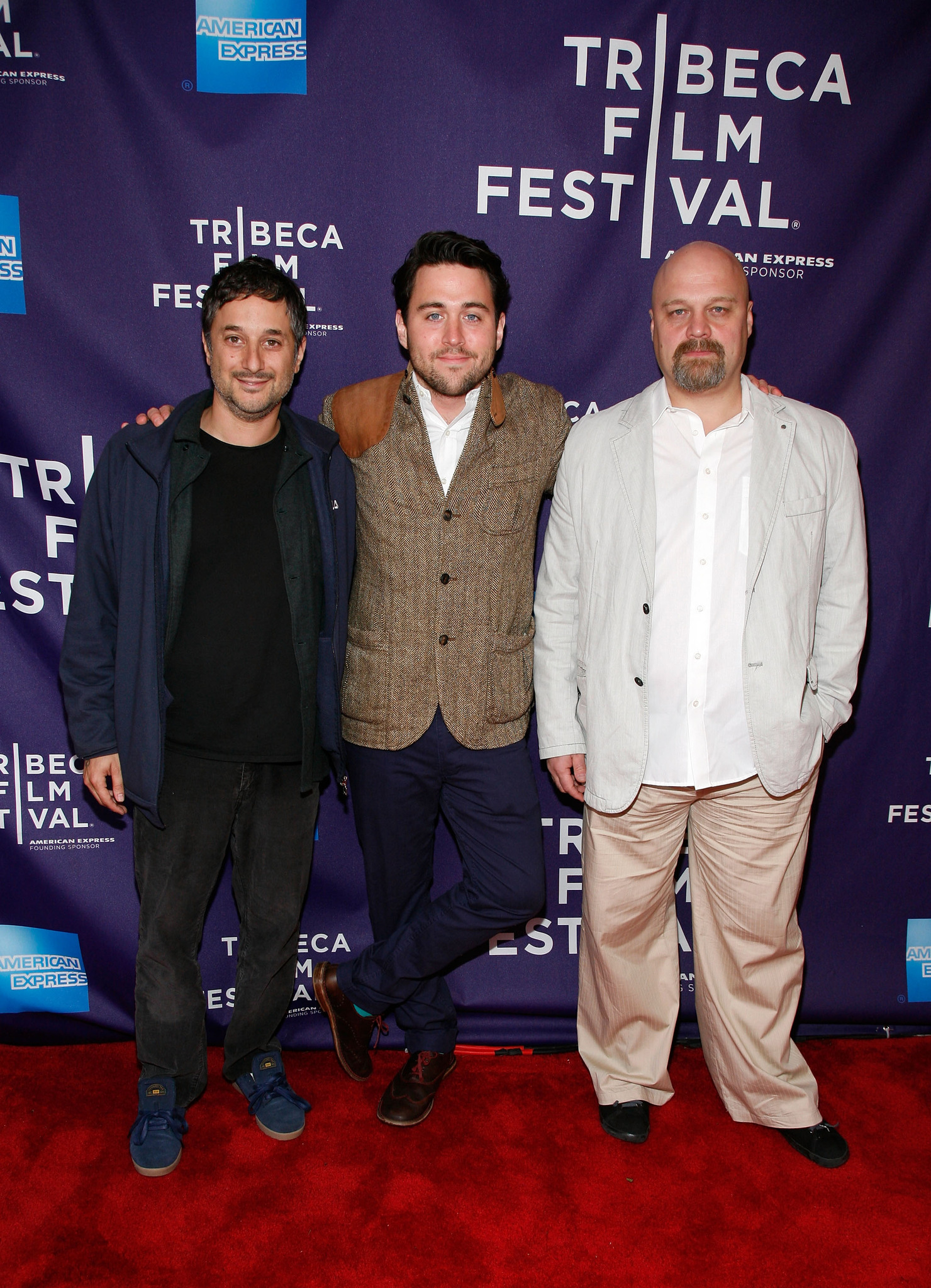 Harmony Korine, Aleksey Fedorchenko, and Jan Kwiecinski at an event for The Fourth Dimension (2012)