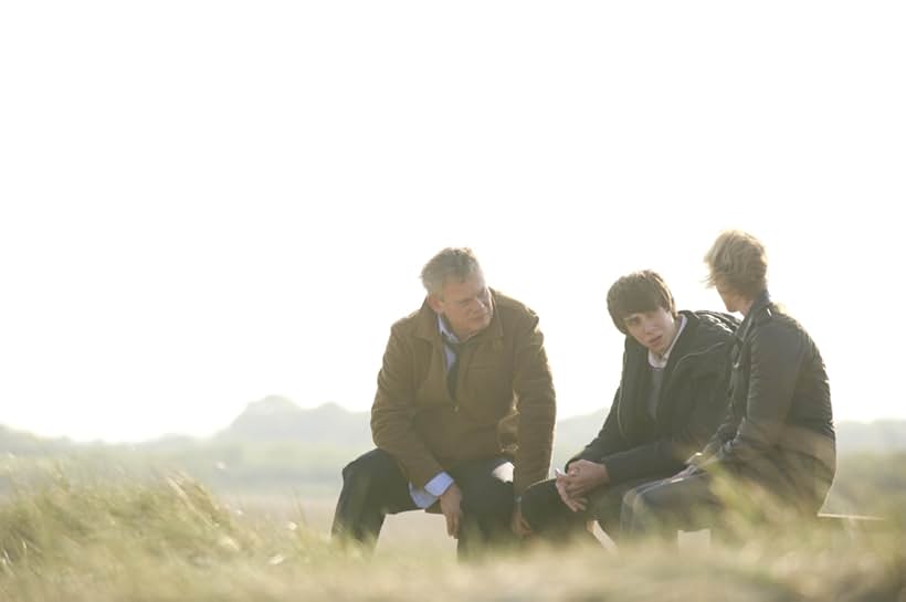 Martin Clunes, Hermione Norris, and Alexander Arnold in A Mother's Son (2012)