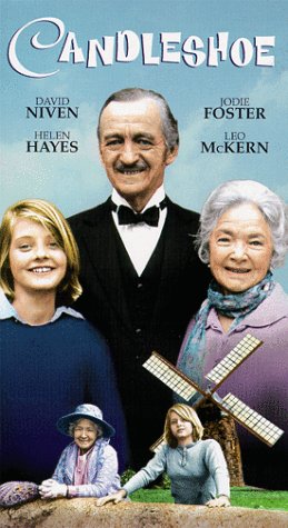 David Niven, Jodie Foster, and Helen Hayes in Candleshoe (1977)