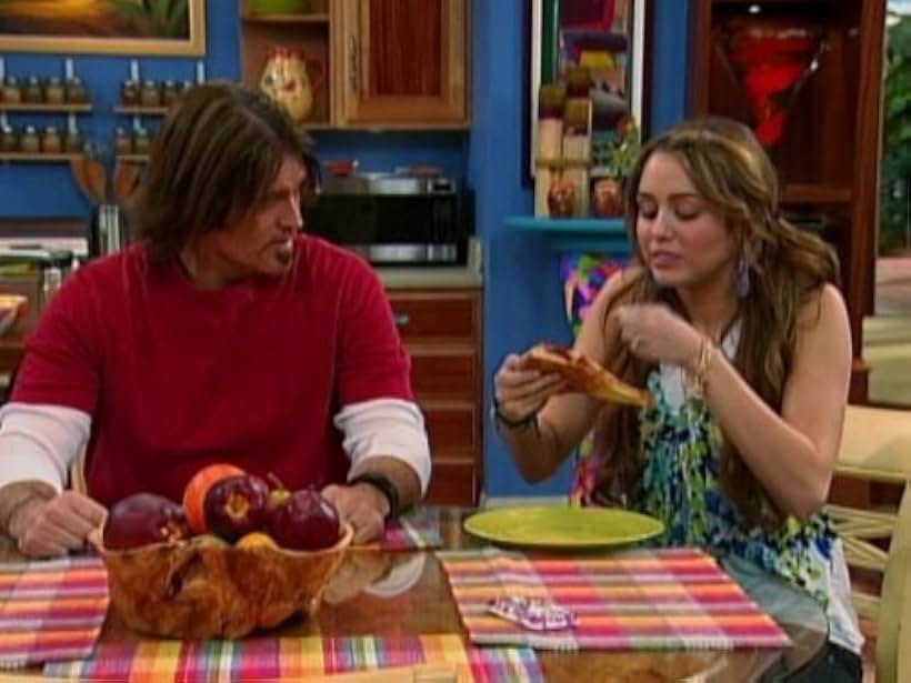 Billy Ray Cyrus and Miley Cyrus in Hannah Montana (2006)