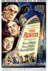 Peter Lorre, Boris Karloff, and Vincent Price in The Raven (1963)