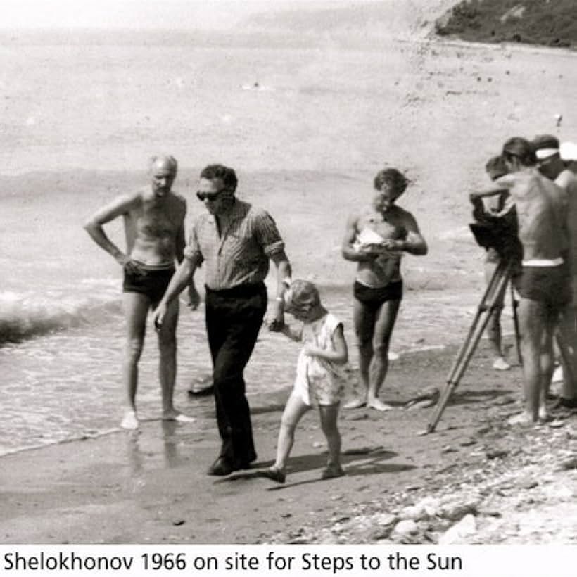 Petr Shelokhonov and 6-years-old Ira Salomatina practice their moves before filming a scene near Sochi, Black Sea, Russia.