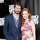 Jessica Chastain and Mark Boal at an event for Zero Dark Thirty (2012)