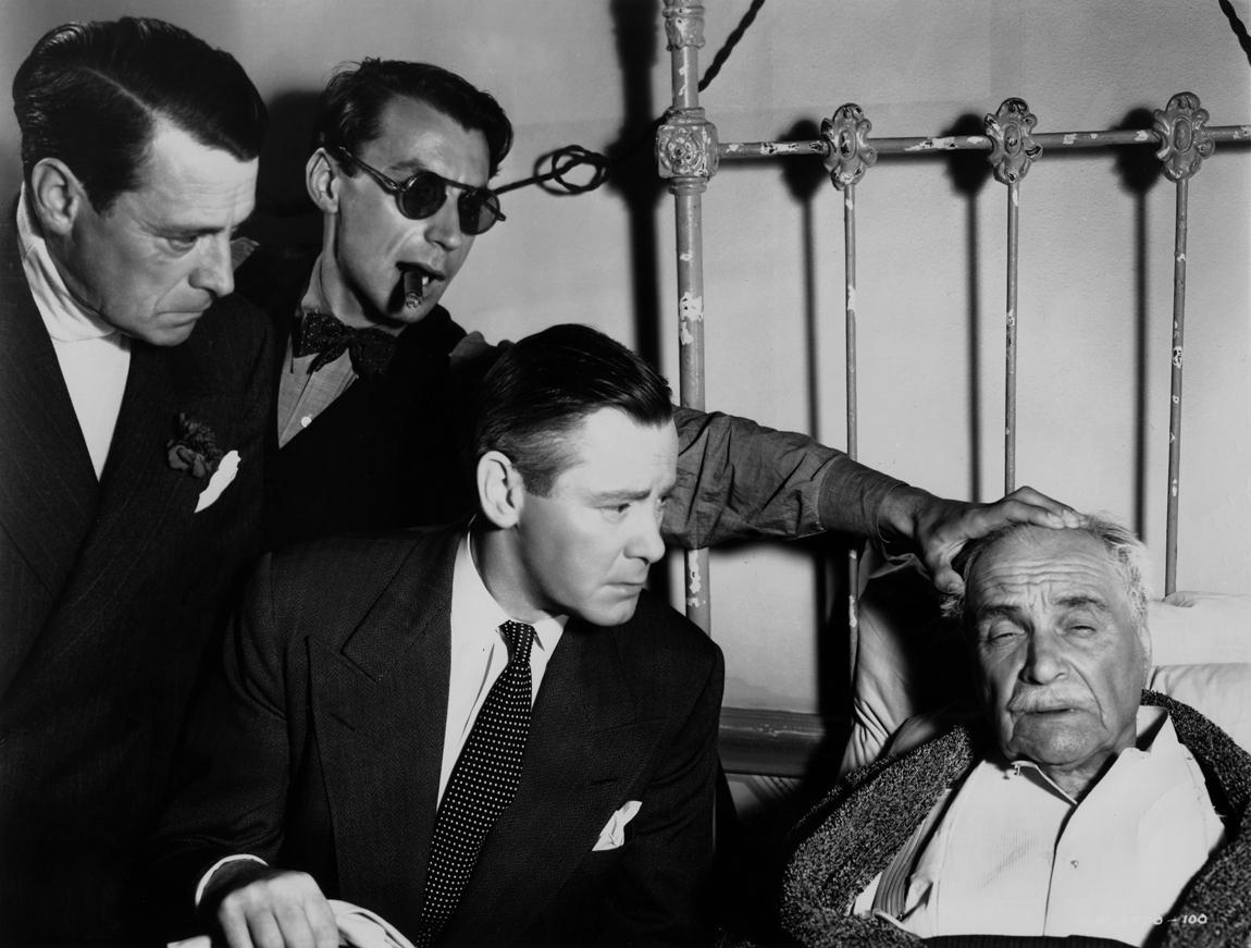 Herbert Marshall, Albert Bassermann, Eduardo Ciannelli, and Martin Kosleck in Foreign Correspondent (1940)