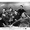 Tallulah Bankhead, William Bendix, Hume Cronyn, Mary Anderson, John Hodiak, and Henry Hull in Lifeboat (1944)