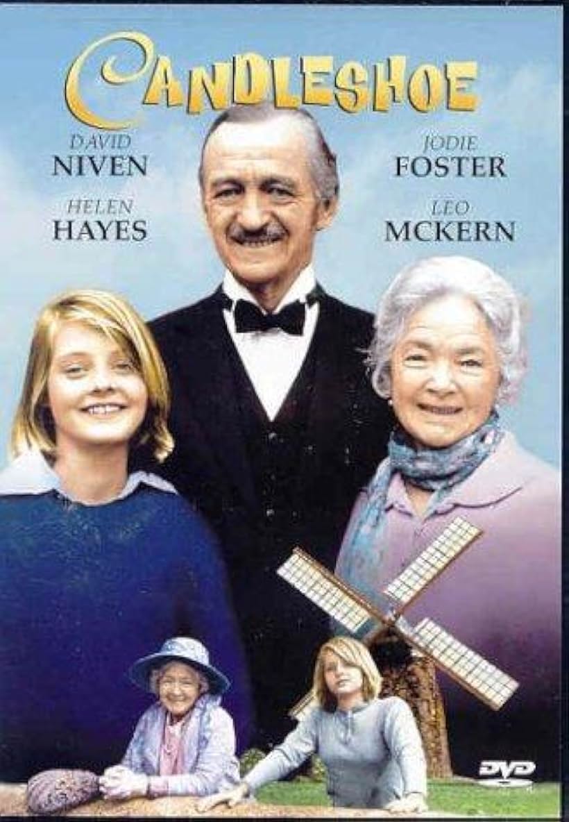 David Niven, Jodie Foster, and Helen Hayes in Candleshoe (1977)