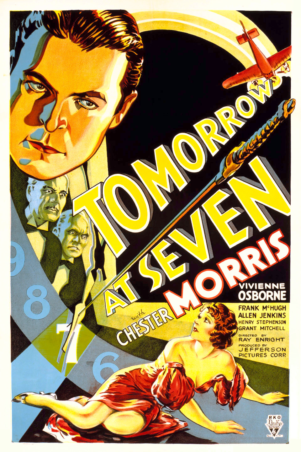 Chester Morris and Vivienne Osborne in Tomorrow at Seven (1933)