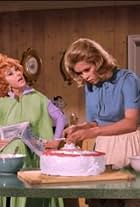 Elizabeth Montgomery and Agnes Moorehead in Bewitched (1964)