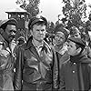 Robert Clary, Bob Crane, Richard Dawson, Ivan Dixon, and Larry Hovis in Hogan's Heroes (1965)