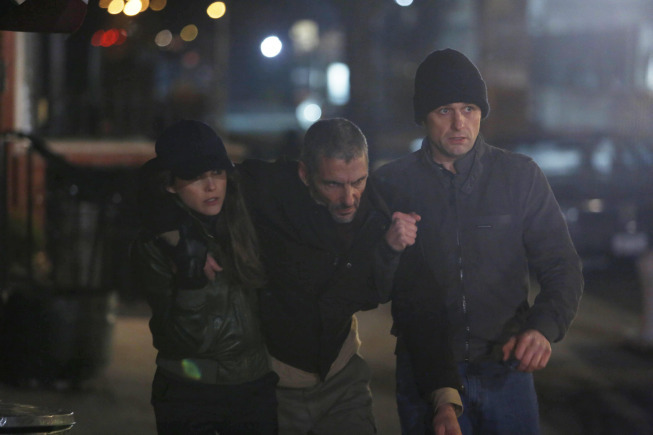 Keri Russell, Matthew Rhys, and Cliff Simon in The Americans (2013)