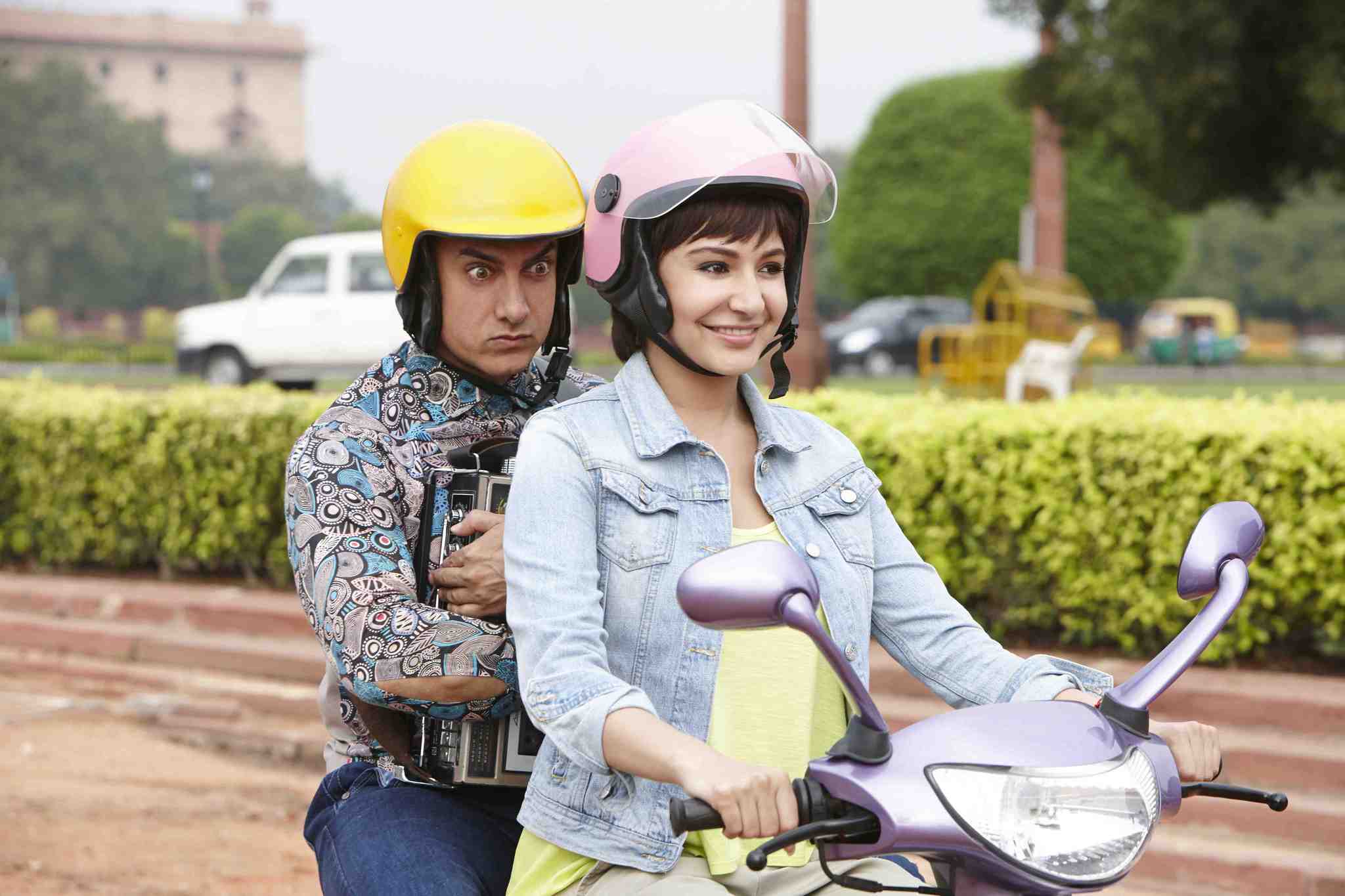 Aamir Khan and Anushka Sharma in PK (2014)