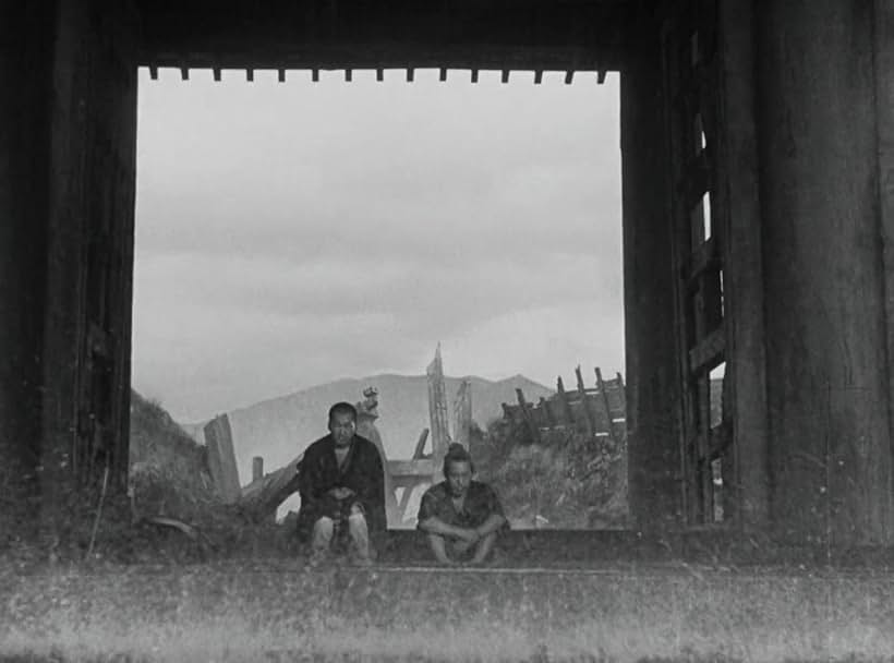 Minoru Chiaki and Takashi Shimura in Rashomon (1950)