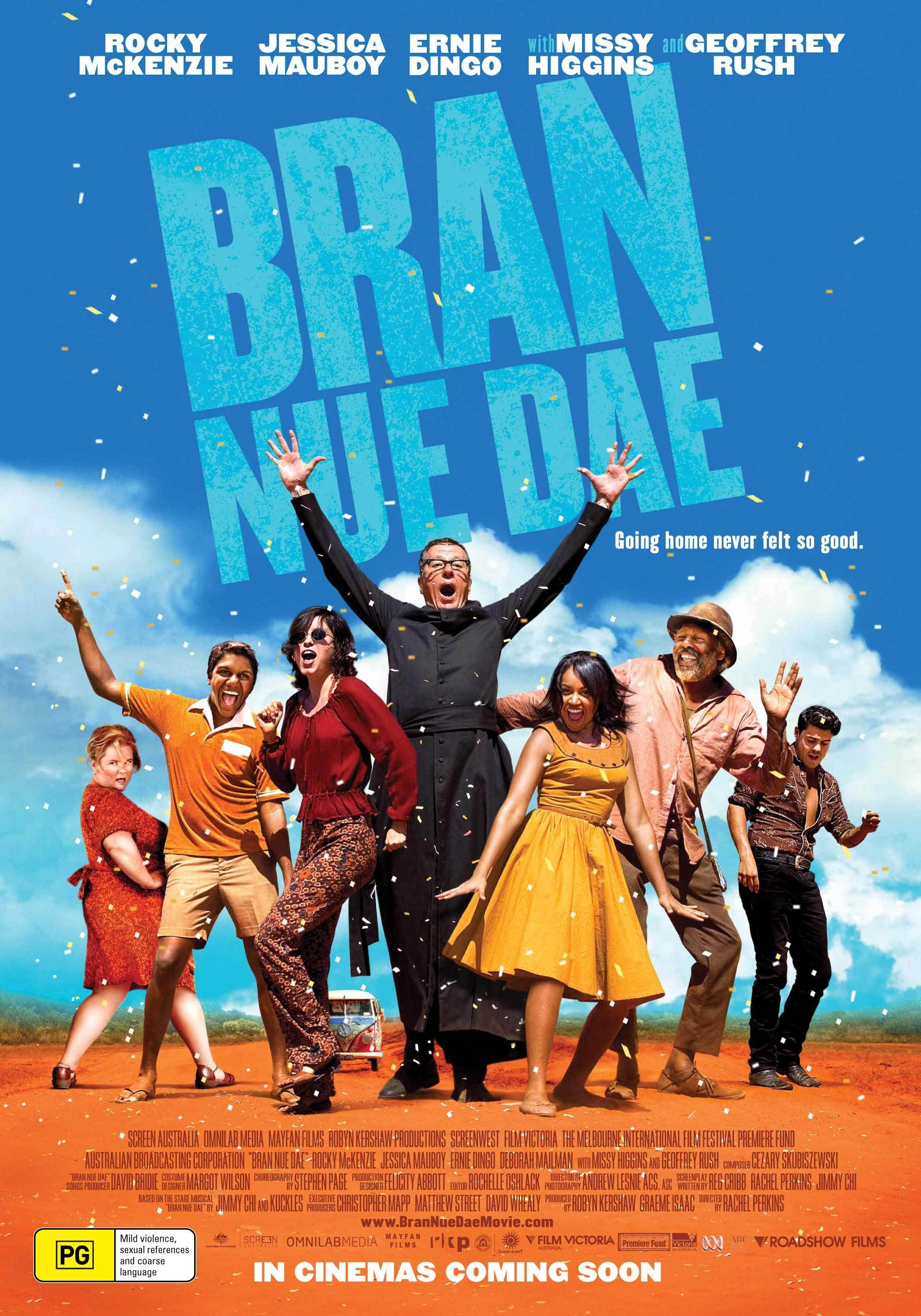 Geoffrey Rush, Ernie Dingo, Missy Higgins, Jessica Mauboy, and Rocky McKenzie in Bran Nue Dae (2009)