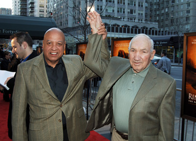 Joe Cortez and Gene Fullmer at an event for Ring of Fire: The Emile Griffith Story (2005)