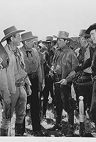 Erville Alderson, Warner Anderson, George Chesebro, Edmund Cobb, Charles Middleton, and Robert Shayne in Oklahoma Outlaws (1943)