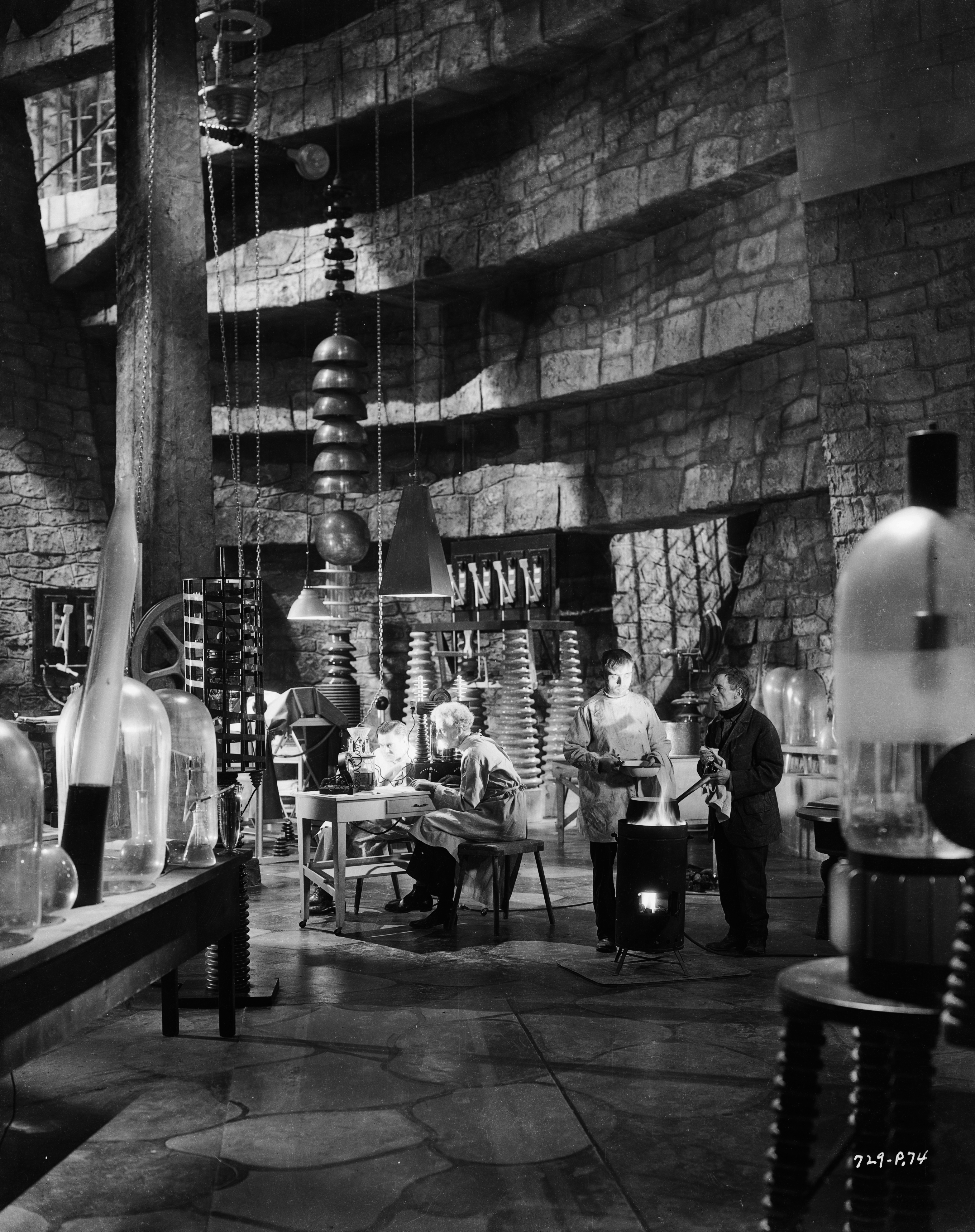 Ted Billings, Colin Clive, Dwight Frye, and Ernest Thesiger in Bride of Frankenstein (1935)