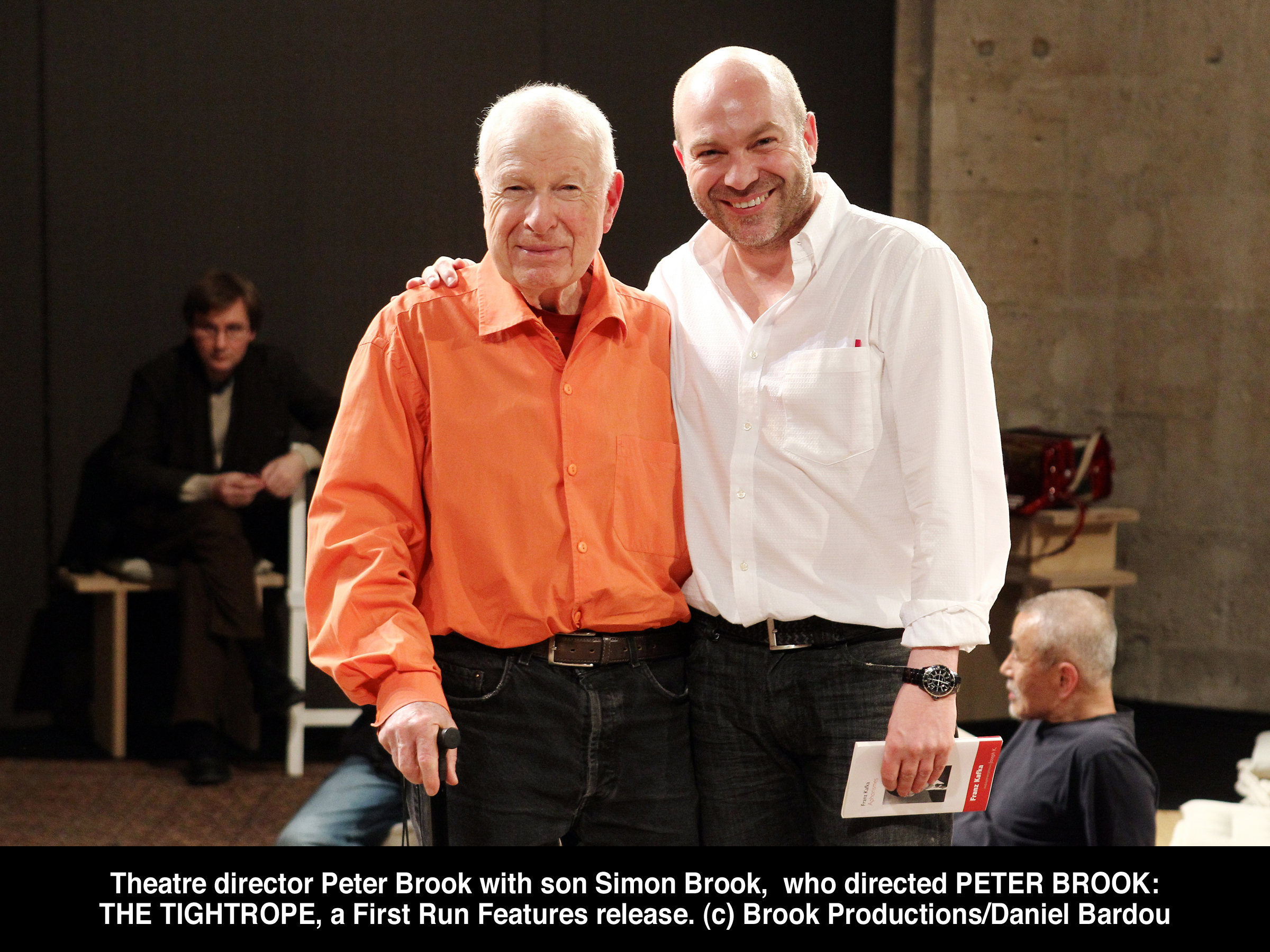 Peter Brook and Simon Brook in Peter Brook: The Tightrope (2012)