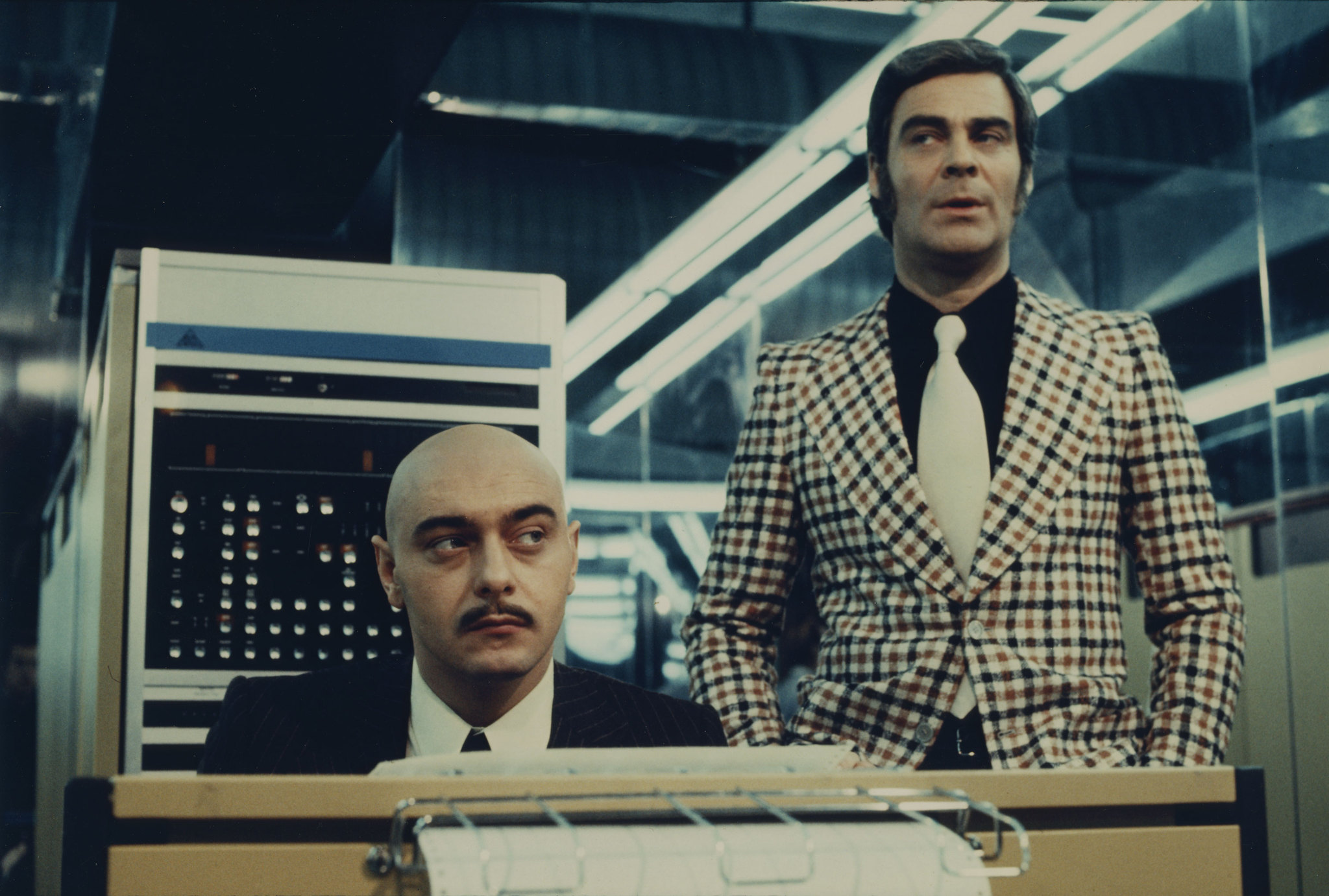 Kurt Raab and Karl Heinz Vosgerau in World on a Wire (1973)