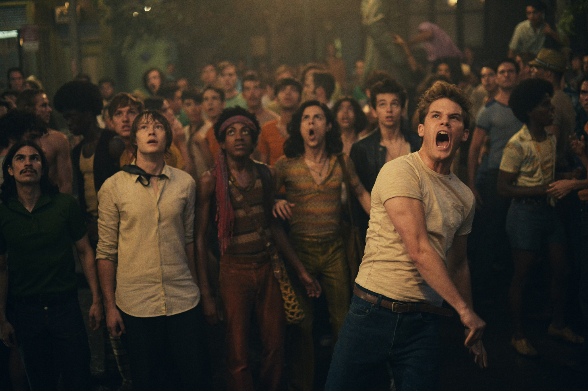 Jeremy Irvine and Jonny Beauchamp in Stonewall (2015)