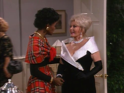 Zsa Zsa Gabor and Janet Hubert in The Fresh Prince of Bel-Air (1990)