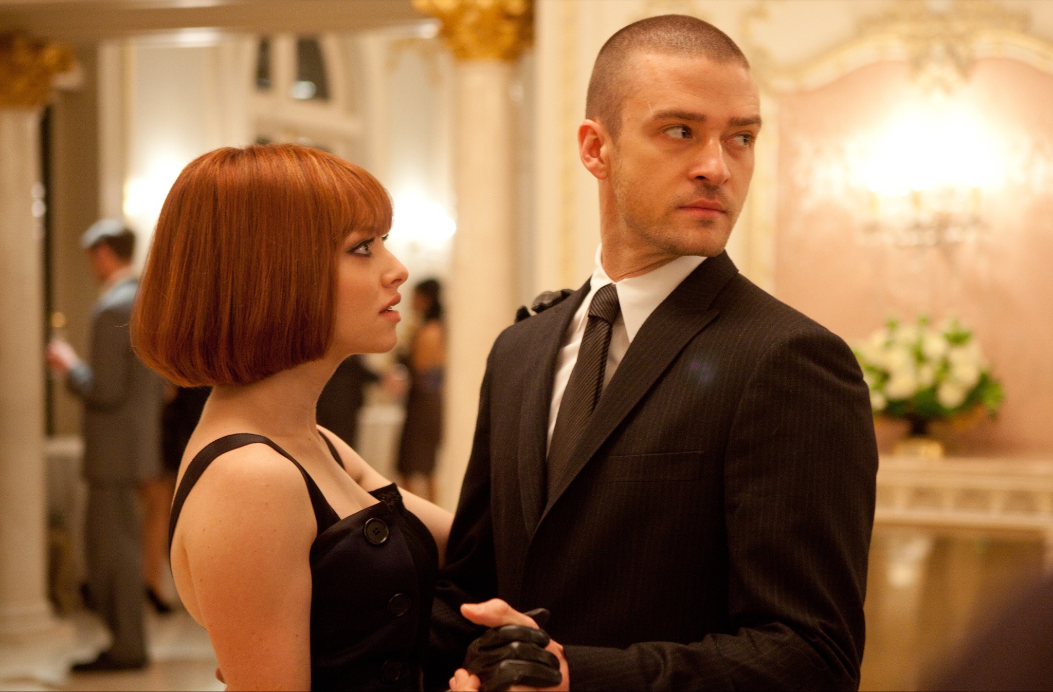 Justin Timberlake and Amanda Seyfried in In Time (2011)