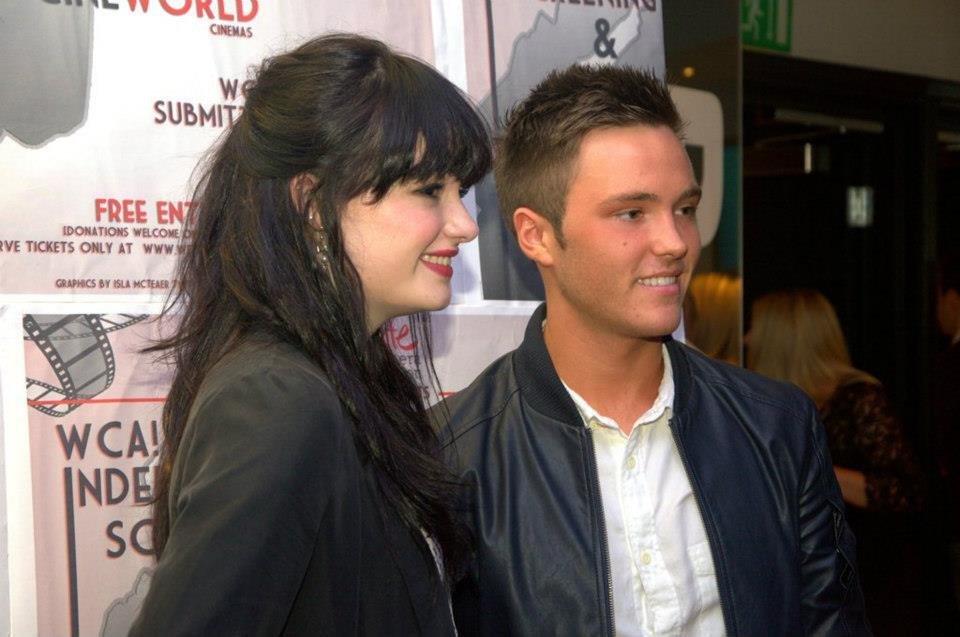 Rachel Wile & Declan Michael Laird at the 2012 Write, Camera, Action! Awards in  Cineworld Cinema, Glasgow.