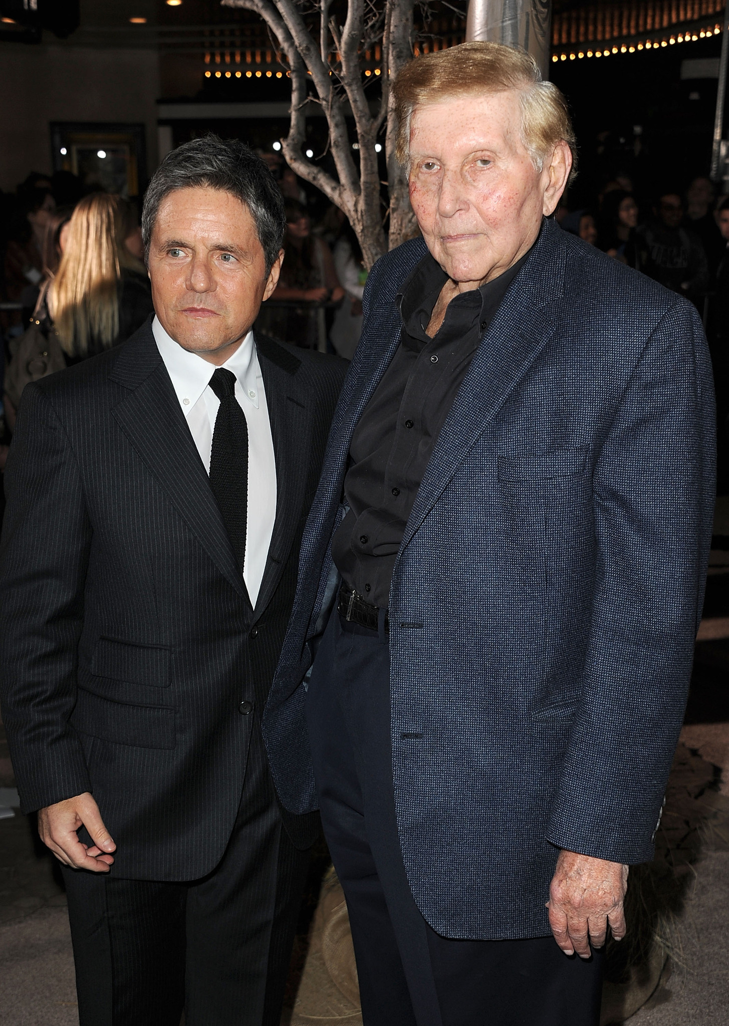 Brad Grey and Sumner Redstone at an event for Rango (2011)