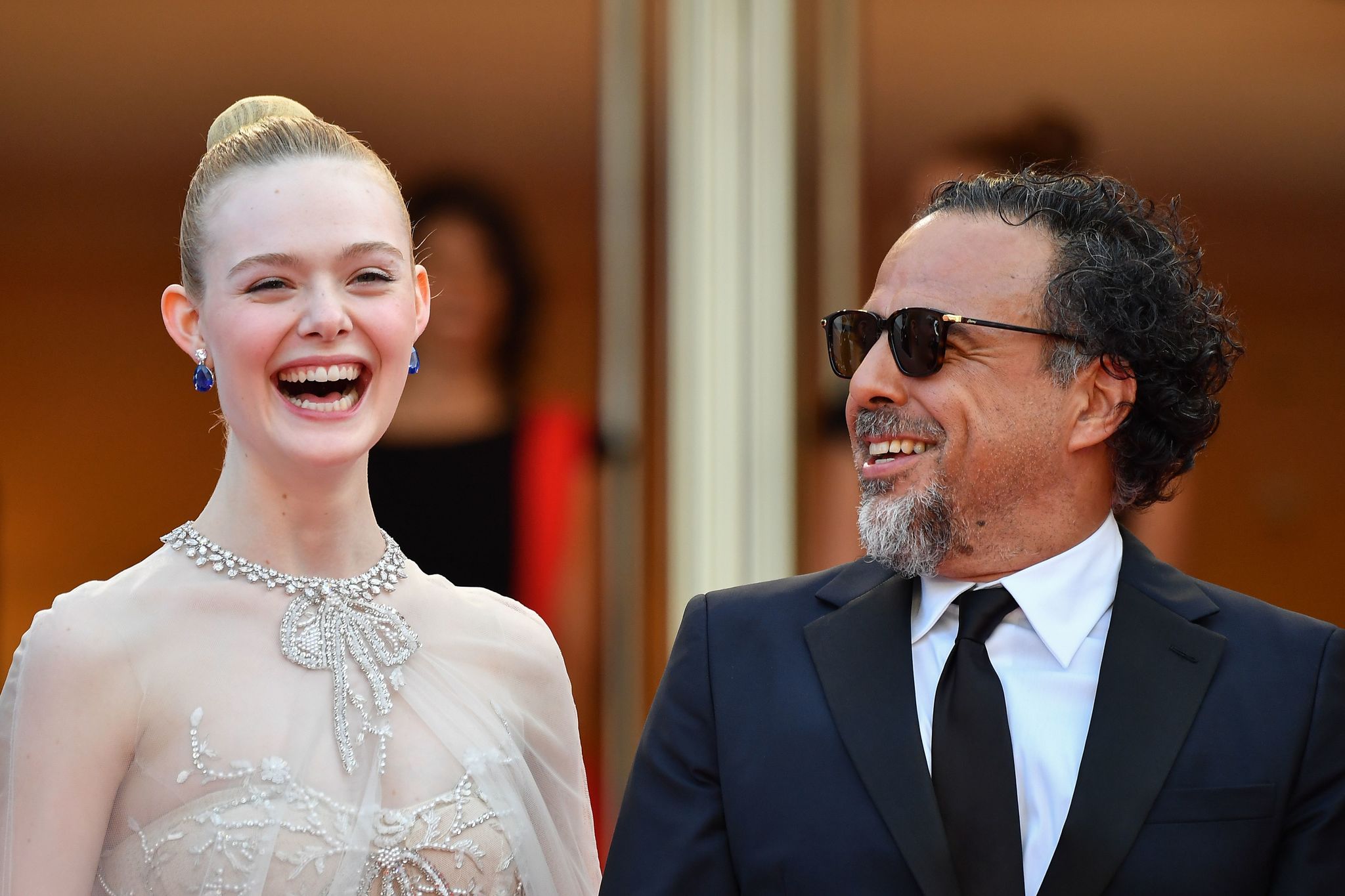 Alejandro G. Iñárritu and Elle Fanning at an event for Cannes Film Festival (1952)