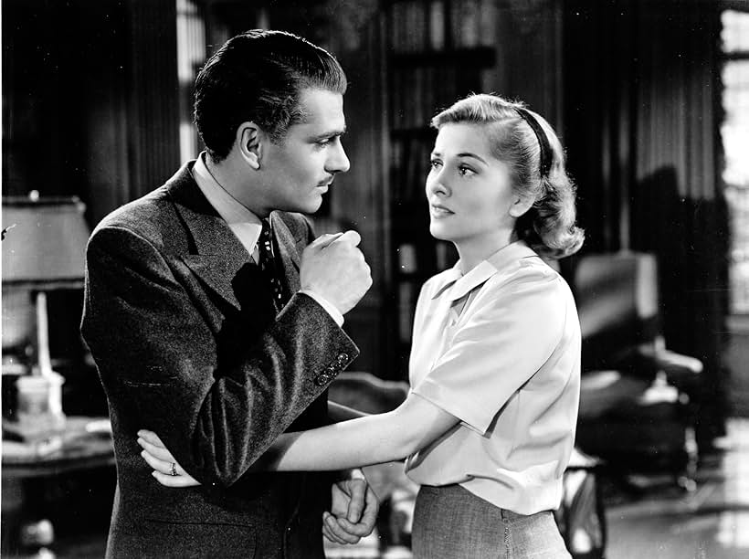 Joan Fontaine and Laurence Olivier in Rebecca (1940)