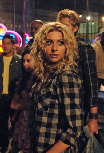 Matt Barr, Aly Michalka, and Jeremy Wong in Hellcats (2010)