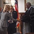 Morgan Freeman, Téa Leoni, Zeljko Ivanek, Mike Pniewski, and George Pendill in Madam Secretary (2014)