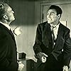 Jack Palance and James Millican in I Died a Thousand Times (1955)