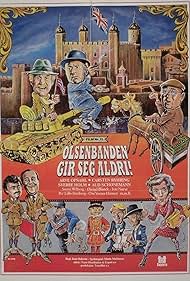 Øivind Blunck, Carsten Byhring, Sverre Holm, Arve Opsahl, Aud Schønemann, and Sverre Wilberg in Olsenbanden gir seg aldri! (1981)