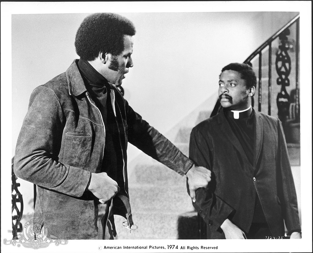 Fred Williamson and D'Urville Martin in Hell Up in Harlem (1973)