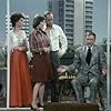 Bill Daily, Pat Finley, Bob Newhart, and Suzanne Pleshette in The Bob Newhart Show (1972)