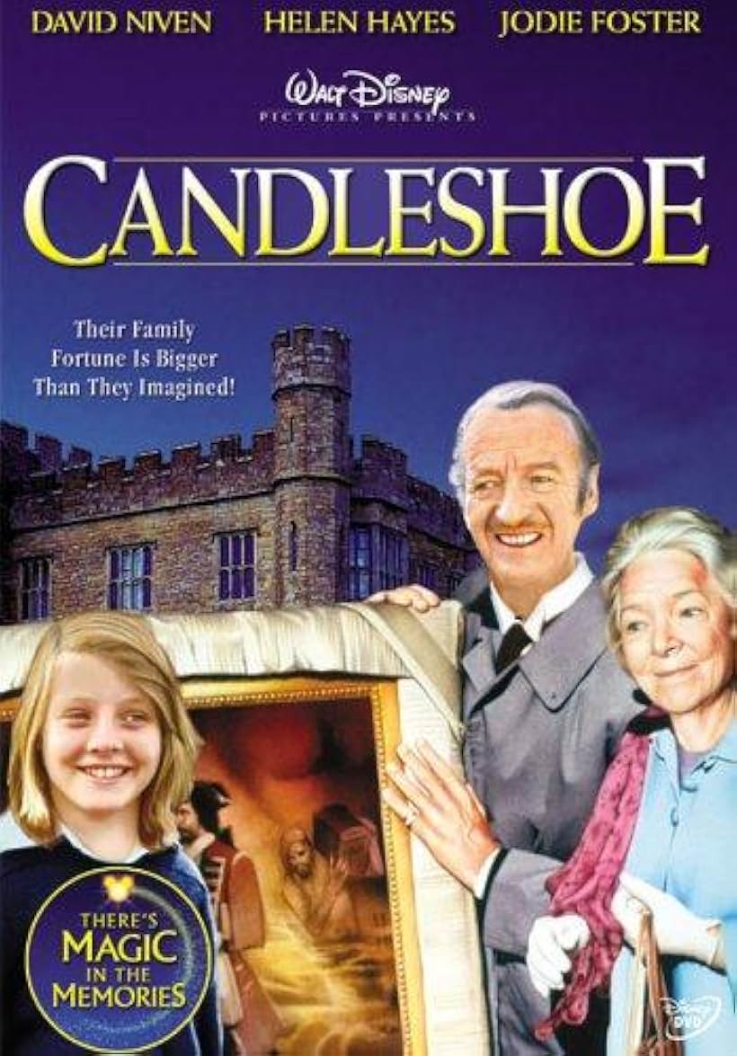 David Niven, Jodie Foster, and Helen Hayes in Candleshoe (1977)