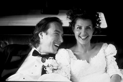 John Corbett and Nia Vardalos in My Big Fat Greek Wedding (2002)