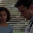 Noah Wyle and Lourdes Benedicto in ER (1994)