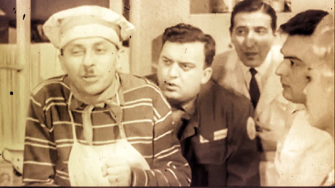 Dusan Kandic, Bozidar Miletic, Miodrag Petrovic-Ckalja, and Branislav Radovic in Nema malih bogova (1961)