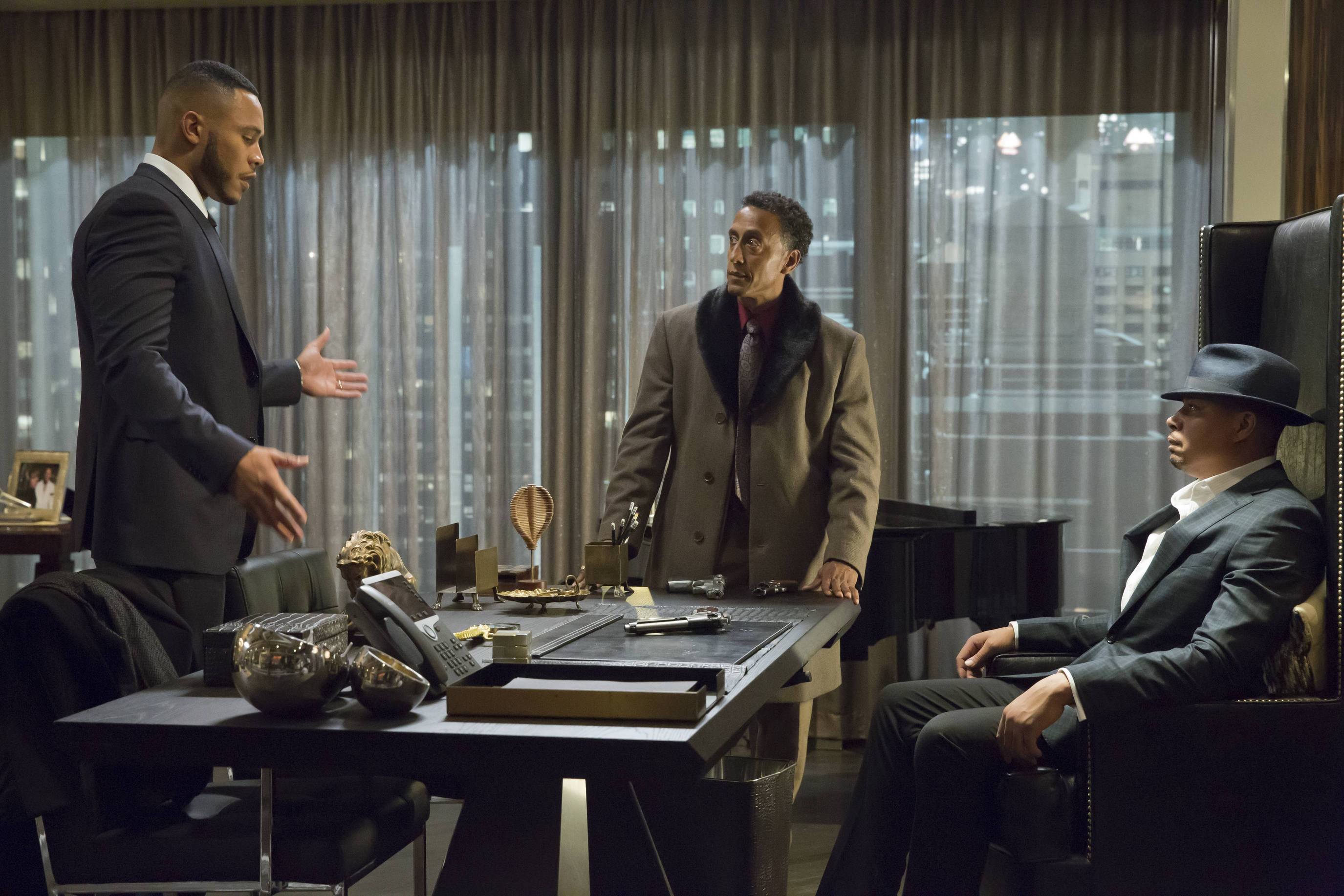 Terrence Howard, Andre Royo, and Trai Byers in Empire (2015)