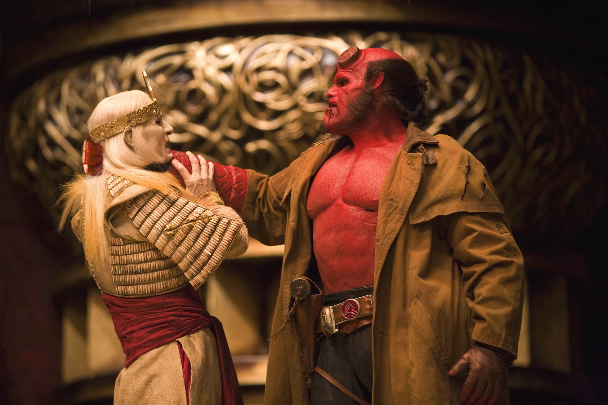 Ron Perlman and Luke Goss in Hellboy II: The Golden Army (2008)