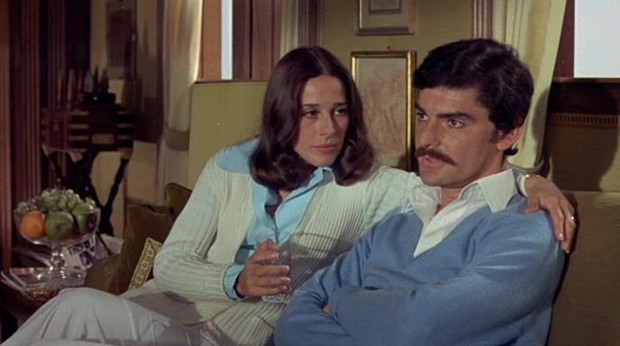 Richard Benjamin and Joan Hackett in The Last of Sheila (1973)