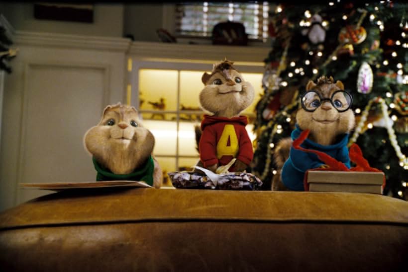 Justin Long, Jesse McCartney, and Matthew Gray Gubler in Alvin and the Chipmunks (2007)