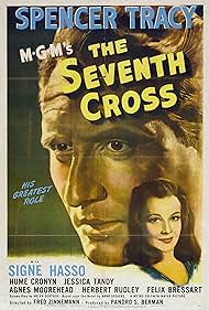 Spencer Tracy and Signe Hasso in The Seventh Cross (1944)