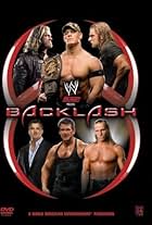 Adam Copeland, Shawn Michaels, Paul Levesque, Shane McMahon, Vince McMahon, and John Cena in WWE Backlash (2006)